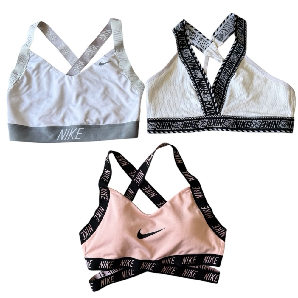 Lot of 3 Nike Dri-Fit Sports Bras sz Med/Small